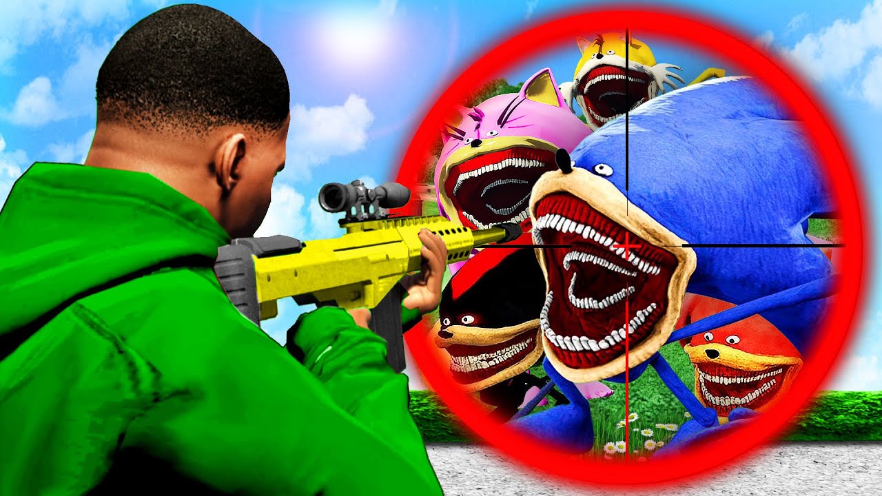 Ich JAGE alle SHIN SONIC MONSTER in GTA 5! (AMY, TAILS, KNUCKLES)