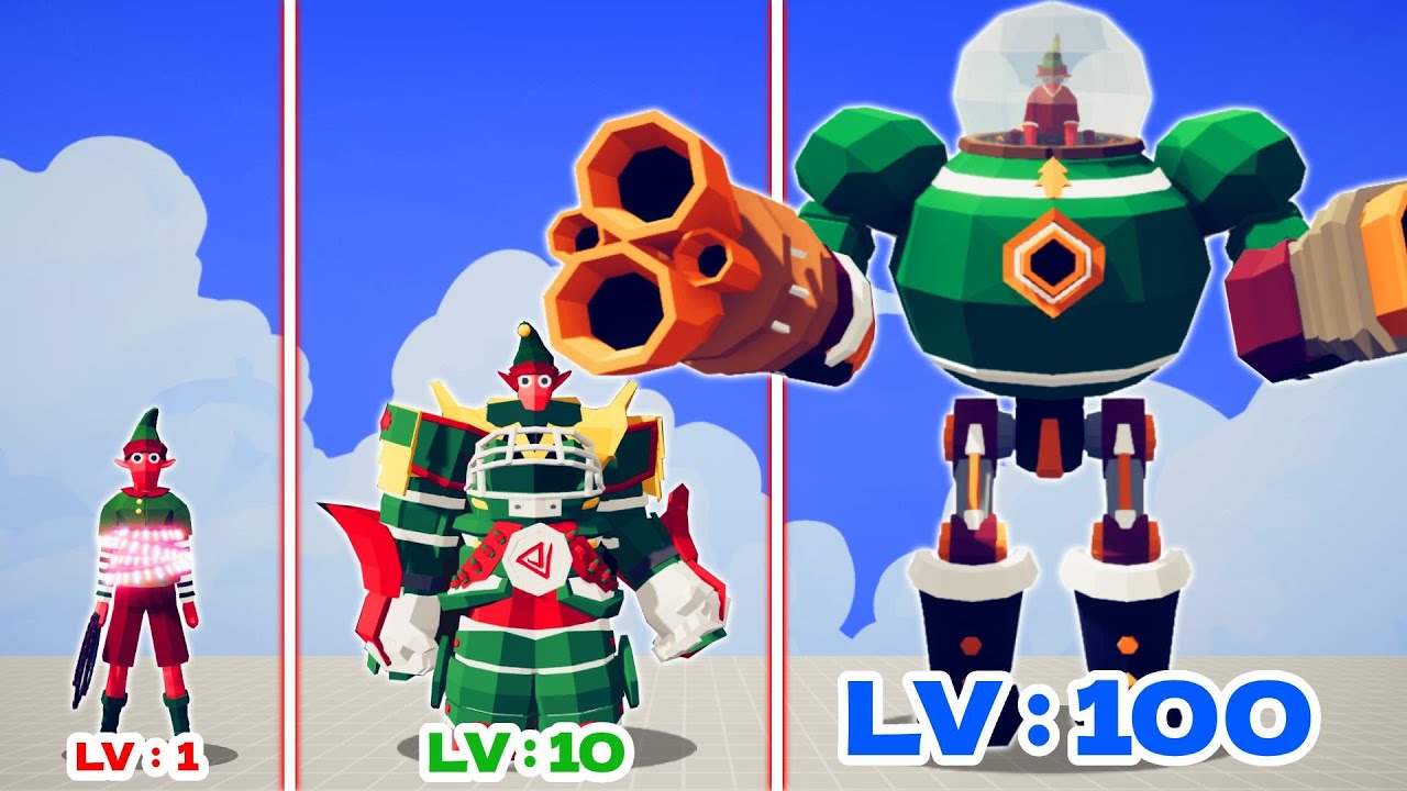EVOLUTION OF MEGA TOYROBOT ( JOLLY-BOT ) | TABS - Totally Accurate Battle Simulator