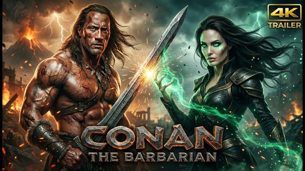 Conan the Barbarian: Reboot (2026) – Dwayne Johnson, Angelina Jolie, Elle Fanning | Concept Trailer