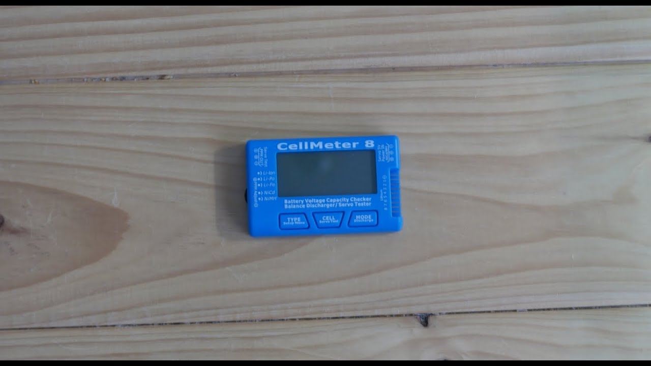 Cellmeter 8 servo tester. Barato pero muy útil