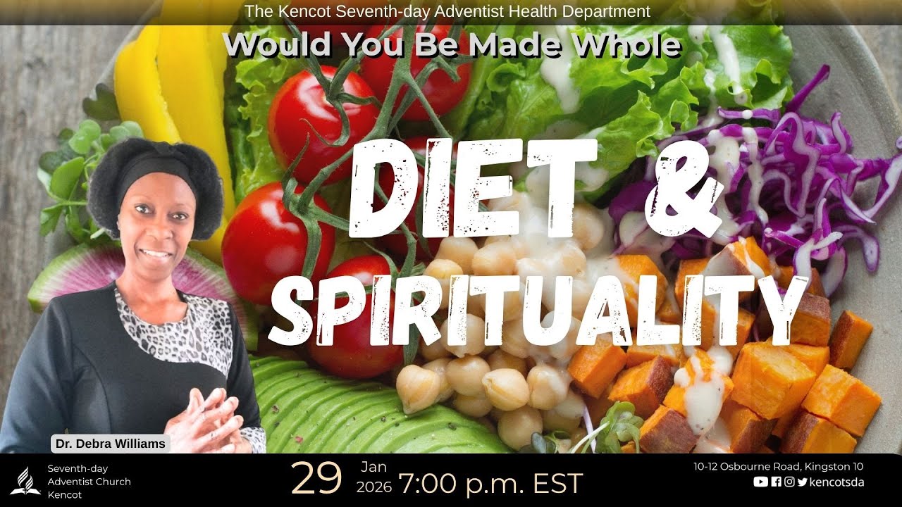 Diet and Spirituality | Dr Debra Williams  | Thursday January 29, 2026 at 7 PM EST