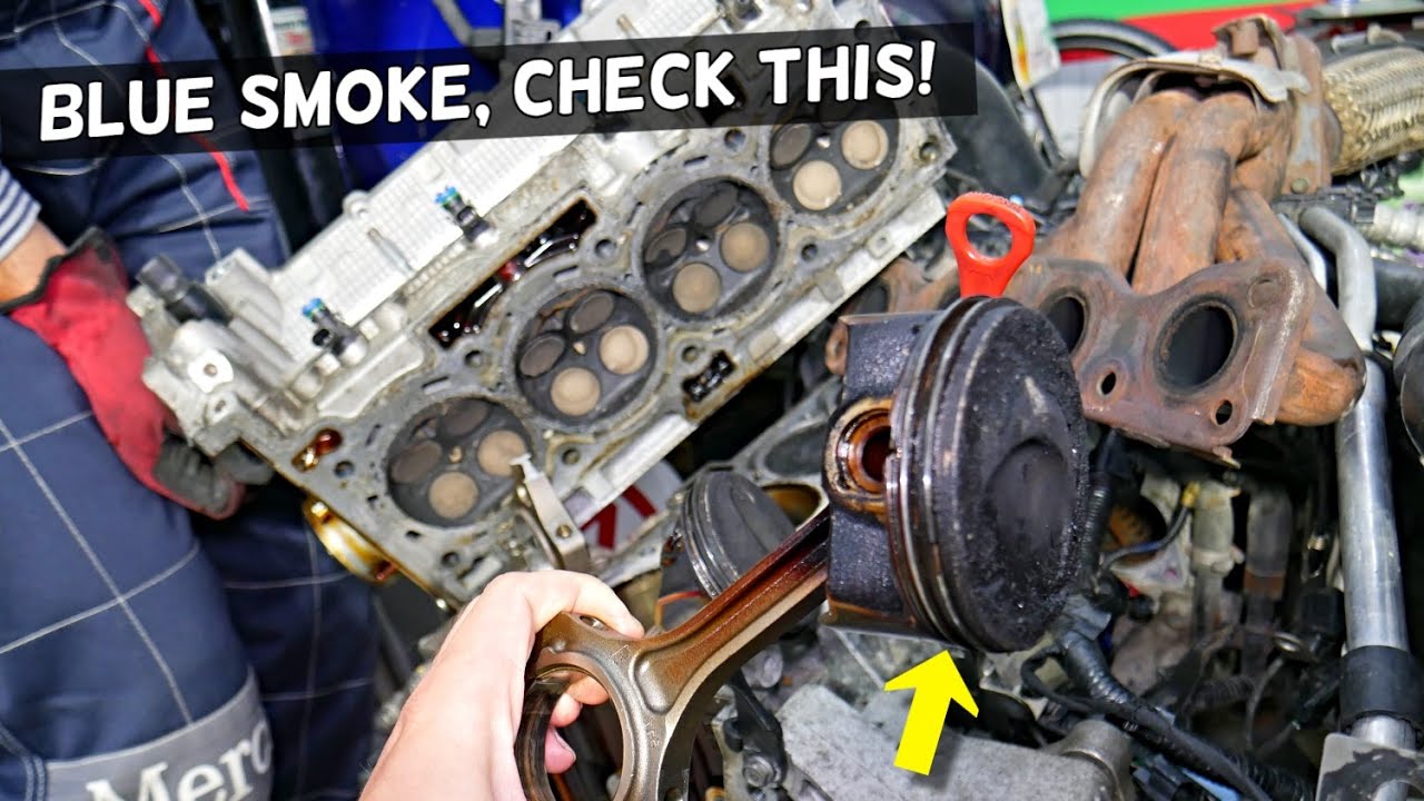 WHY MY CAR IS SMOKING BLUE, BLUE SMOKE OUT OF EXHAUST ON CAR