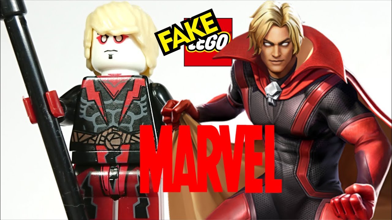 Fake Lego Adam Warlock Marvel Guardians of The Galaxy Minifigure by POGO PG397