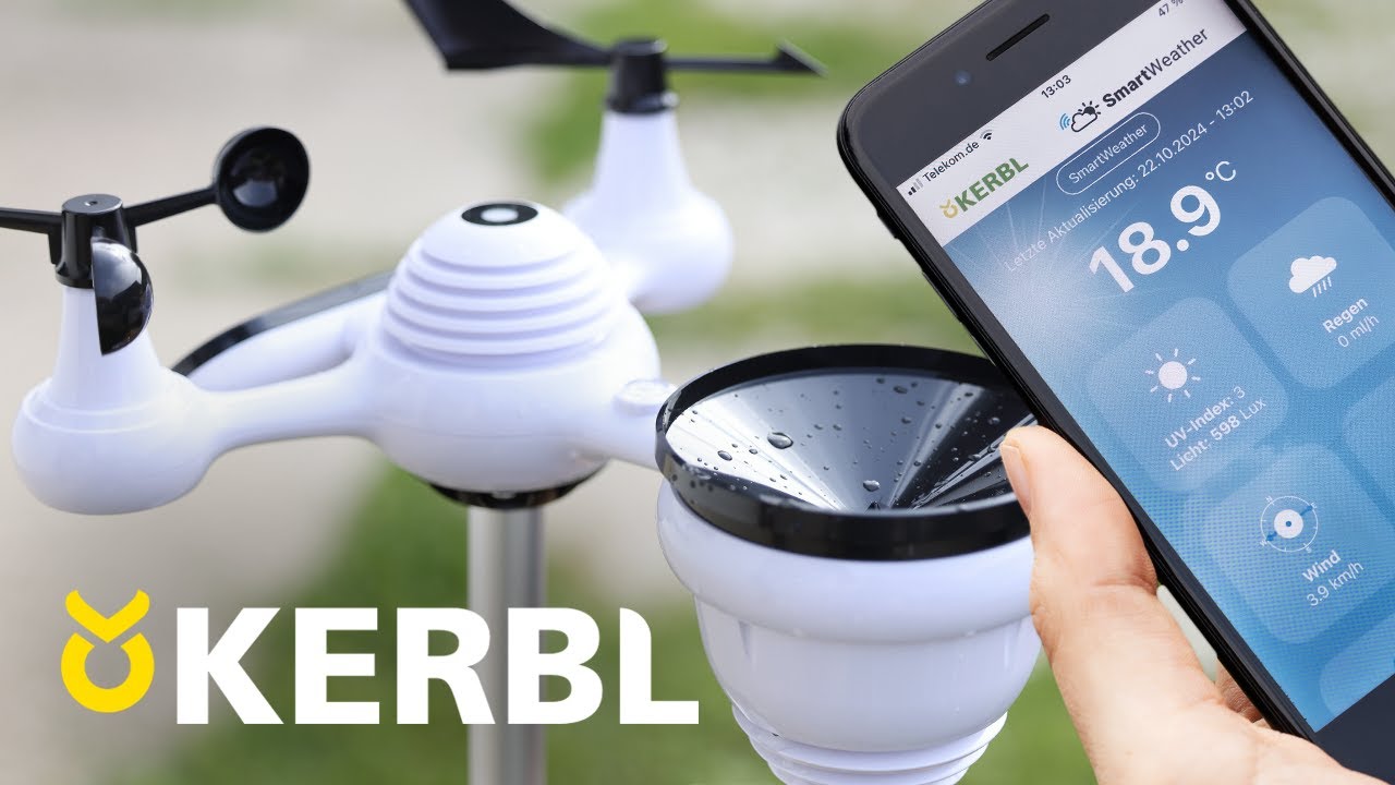 Digitale Wetterstation 7in1 + Wifi von Kerbl (#291394)