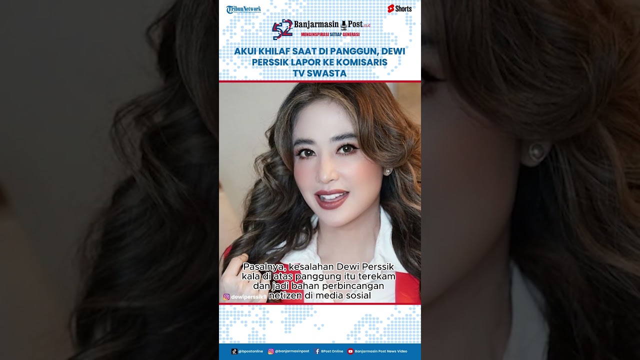 Akui Khilaf Saat di Panggung, Dewi Perssik Lapor ke Komisaris TV Swasta: Bajunya Kebesaran