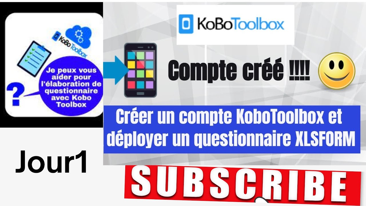 Оцифровка формы опроса. День 1. Создание учетной записи Kobotoolbox