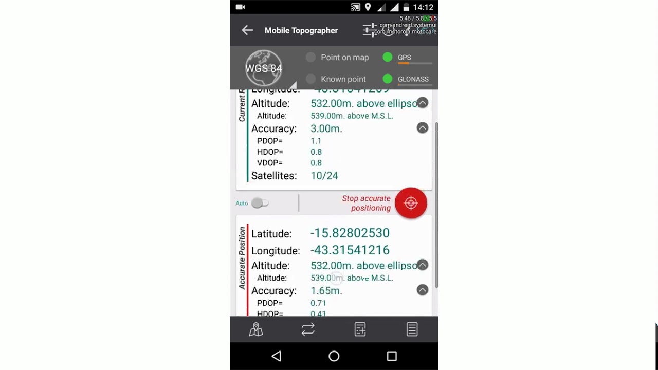 Mobile Topographer - LEVANTAMENTO GEODÉSICO. Parte_1