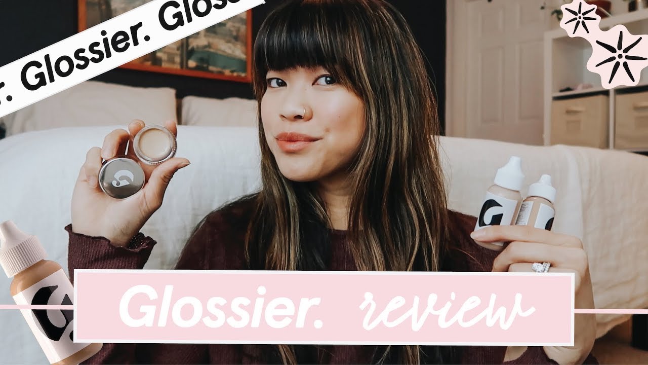 GLOSSIER REVIEW!! Perfecting Skin Tint & Stretch Concealer || shades G7 & G8