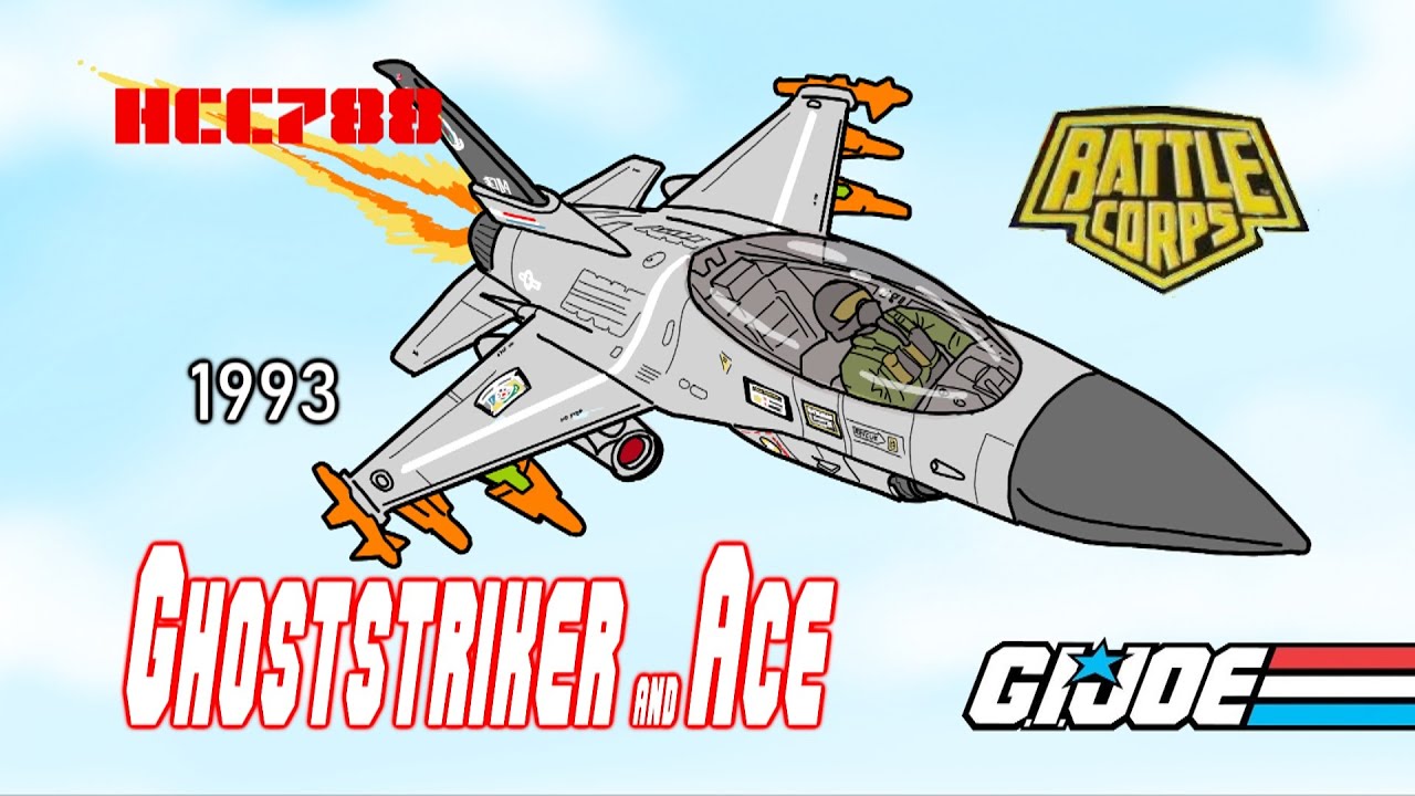 HCC788 - Обзор игрушек GHOSTSTRIKER и ACE! G.I. Joe 1993 года!