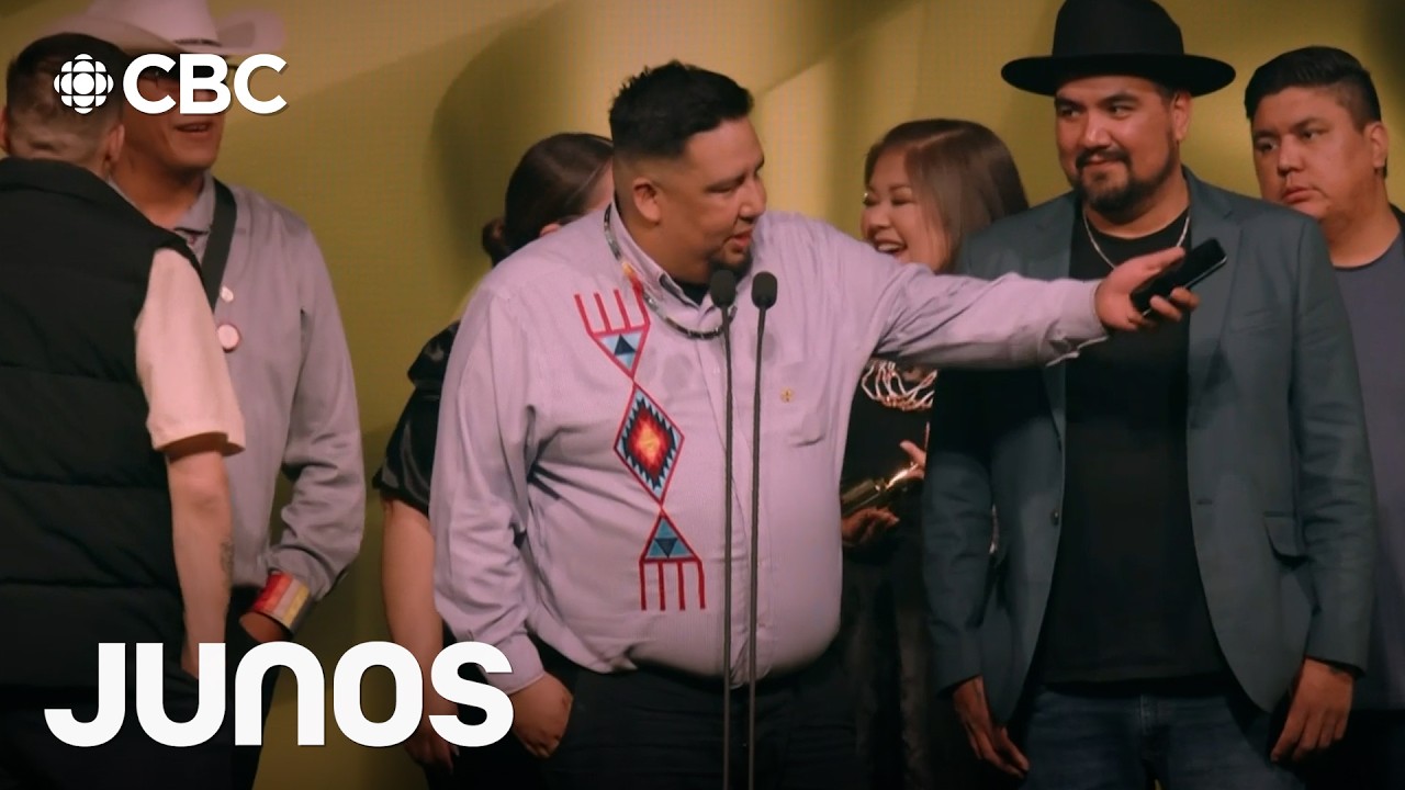 Black Bear Singers wins Traditional Indigenous Artist or Group of the Year | Juno Awards 2025