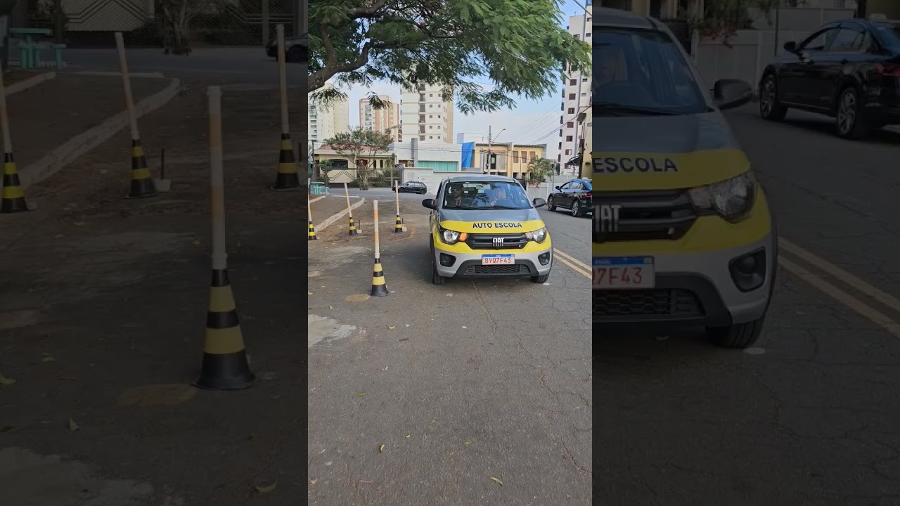 Maneira F&aacute;cil de Entrar na BALIZA da autoescola #baliza