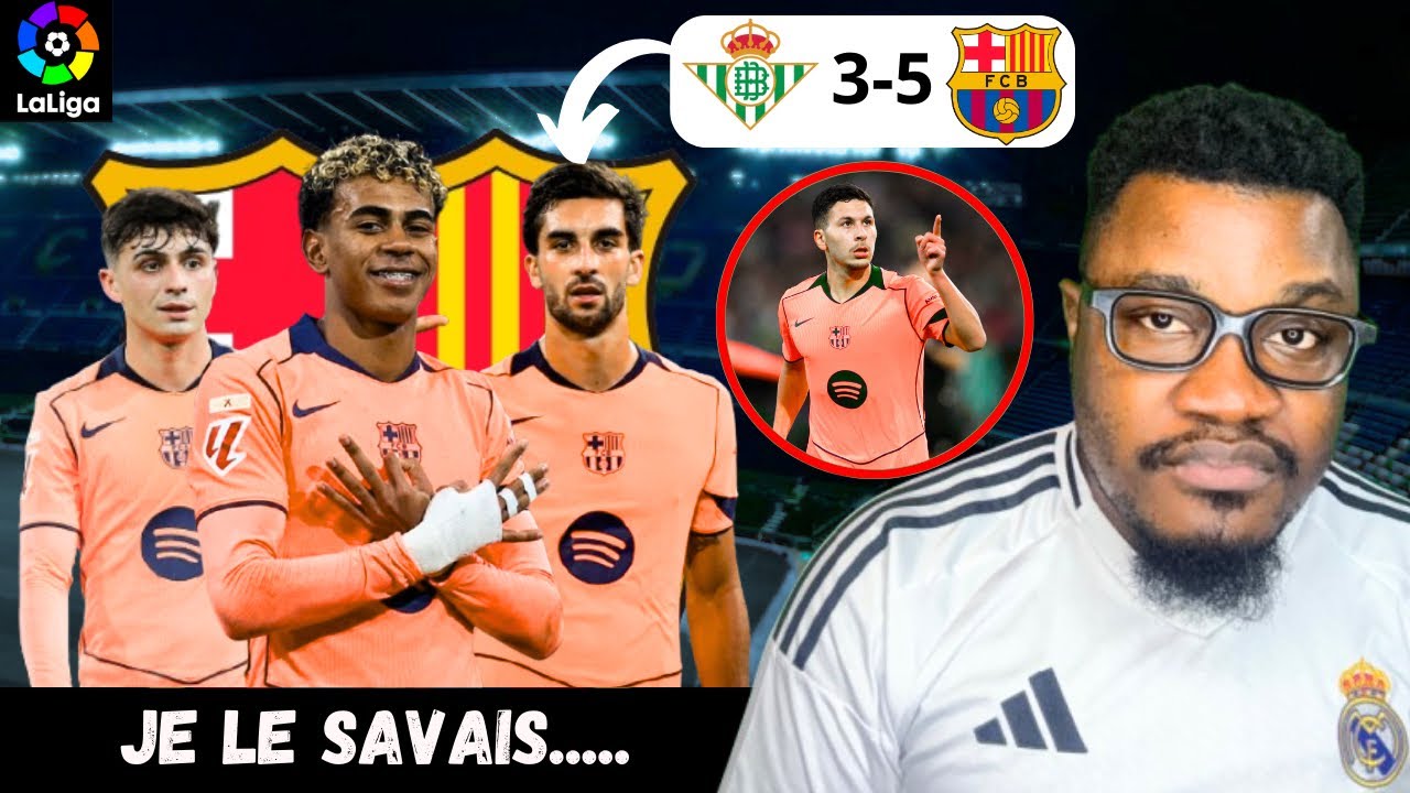 Ils ne rigolent plus…. (Bêtise 3-5 Barcelone)