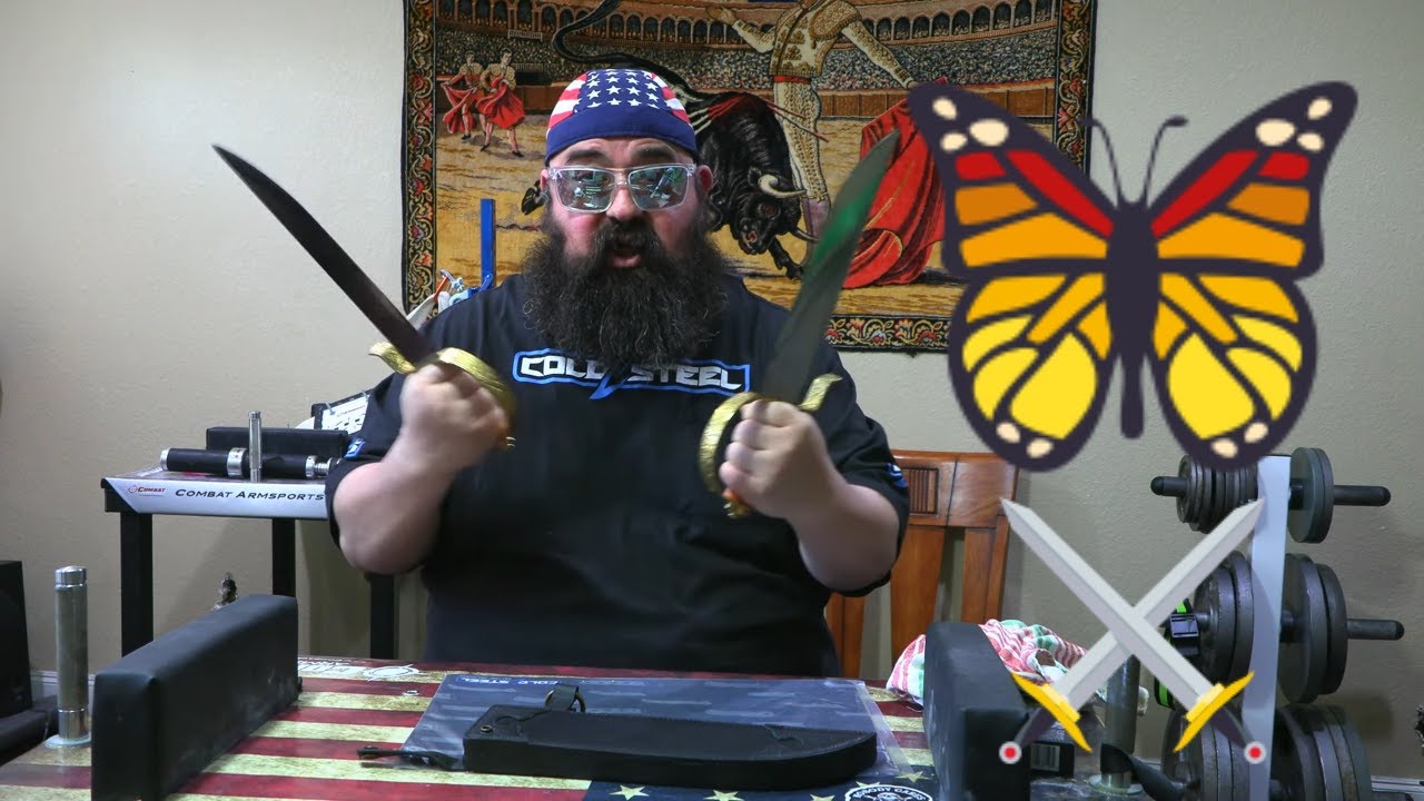 COLD STEEL BUTTERFLY SWORDS!!!