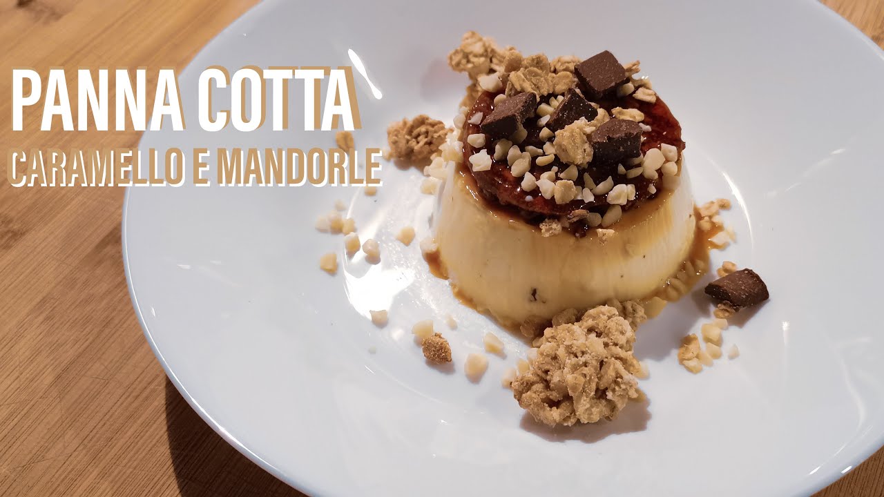 PANNA COTTA | al caramello e mandorle