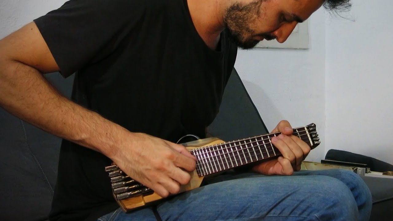 Black Sabbath riffs but played on the smallest guitar