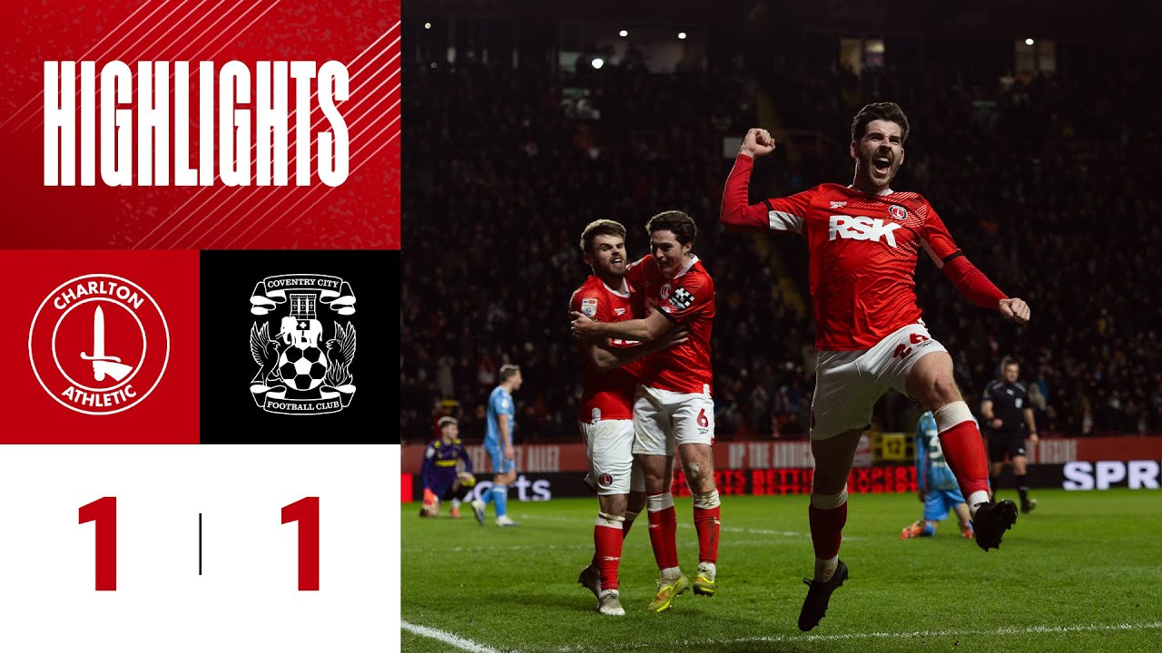 Highlights: Charlton 1 Coventry City 1 (January 2026)