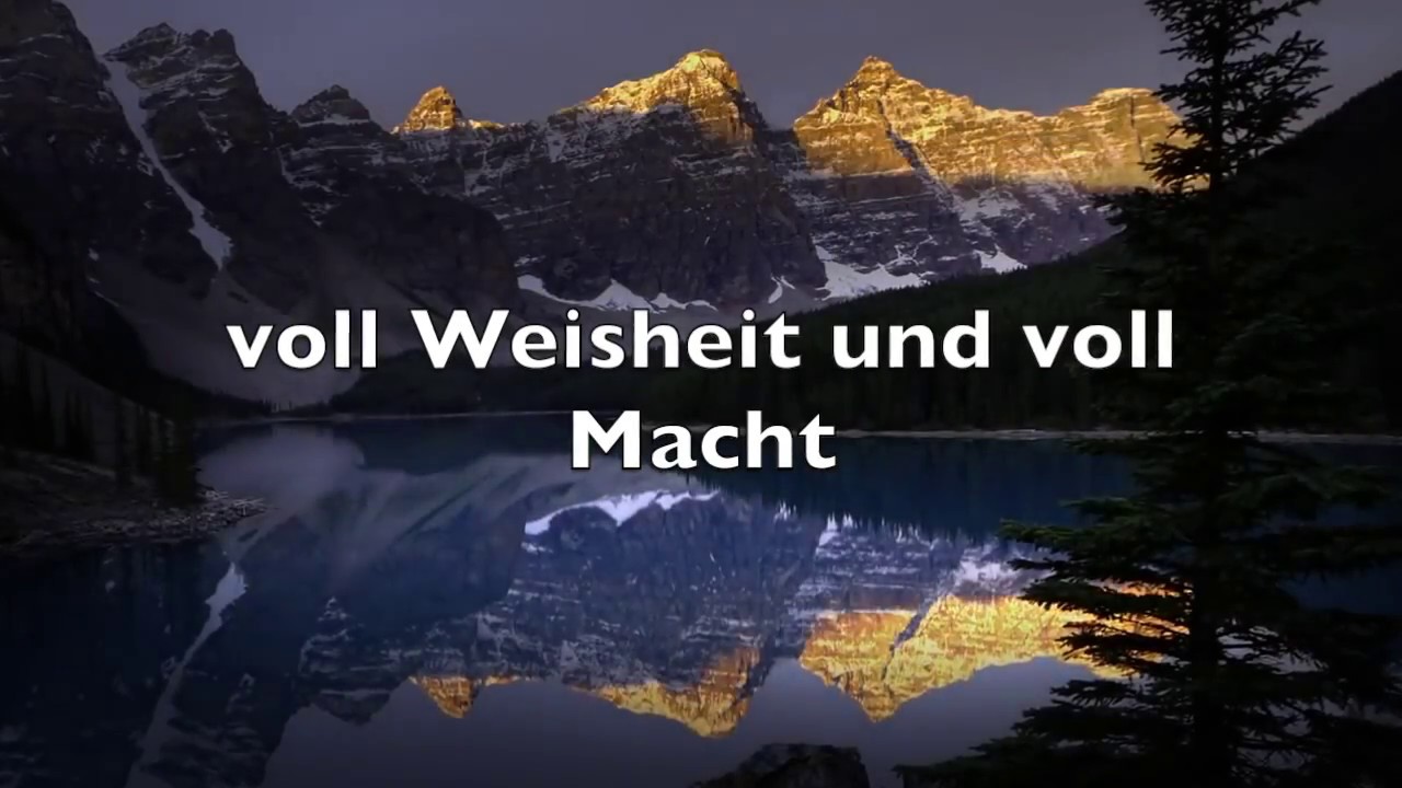 So gross ist der Herr