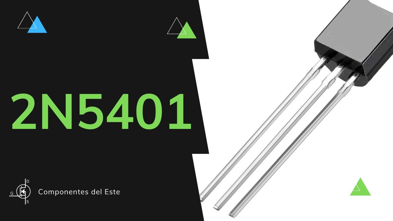 Medir / Probar Transistor 2N5401 📐- 📃📈 Leer hoja de datos de transistor 2N5401 - Data sheet 2N5401