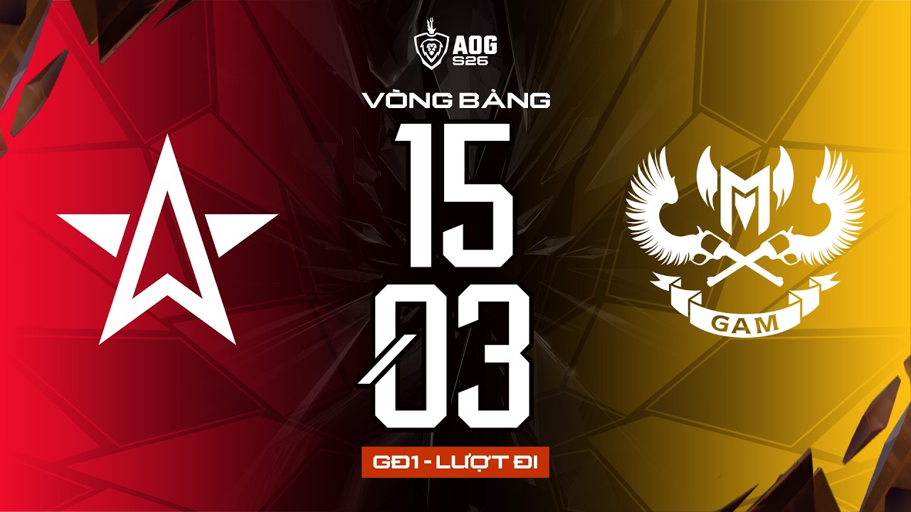 ONE STAR ESPORTS vs GAM ESPORTS | GIAI ĐOẠN 1 - VÒNG BẢNG | ĐTDV MÙA XUÂN 2026 (NGÀY 15/03)