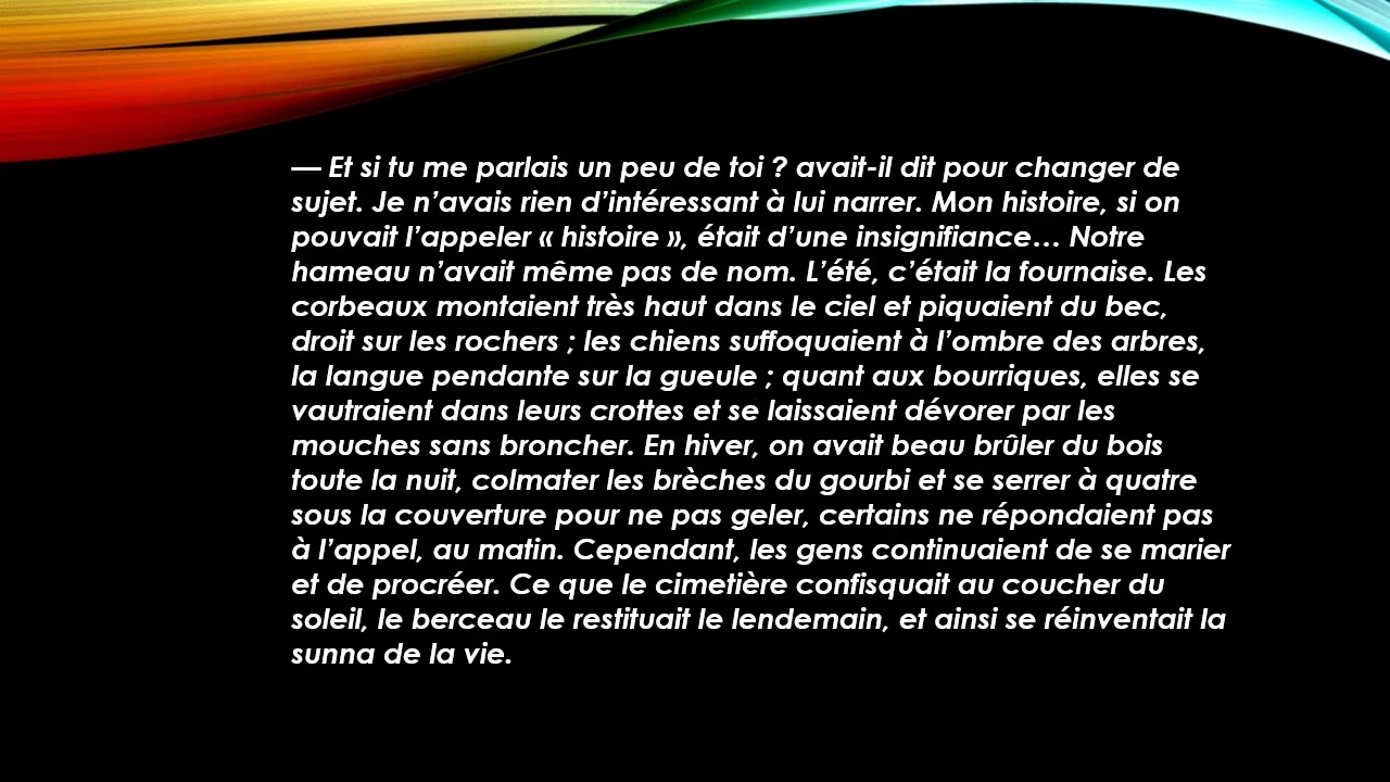 les vertueux yasmina khadra chapitre 6