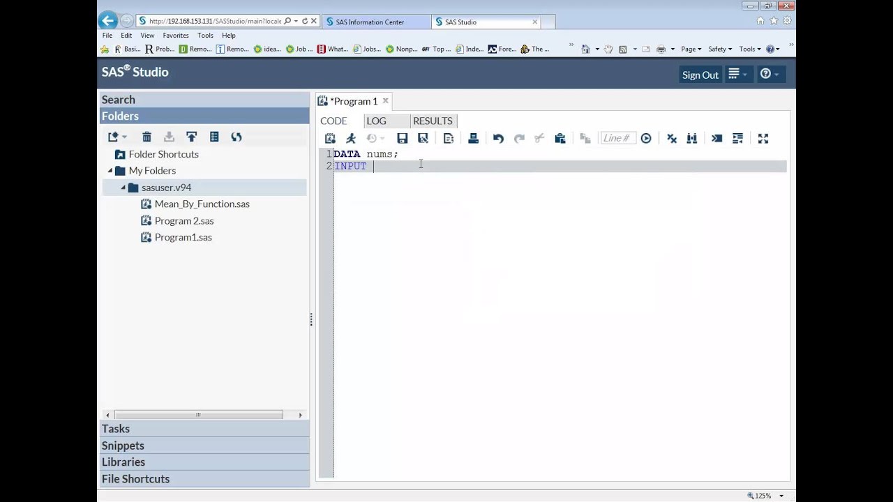 SAS Language 9.04 - Statistics - Mean