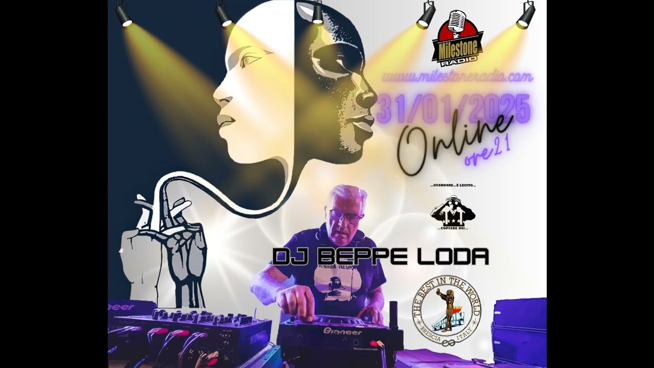 Dj Beppe Loda (Typhoon) Milestone Radio session 31.01.2025