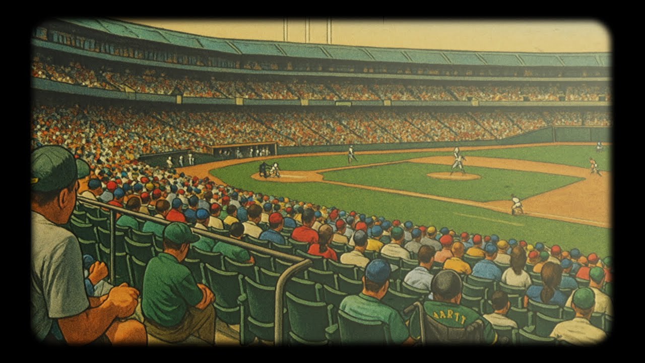 5 Hours of Baseball Ambience + Lo-Fi | A Quiet Evening at the Ballpark