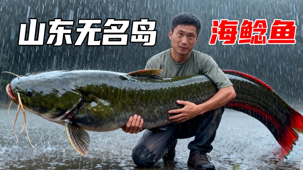 山东青岛无名岛（21~30）：岛上突然遭遇暴风雨，平头哥打窝给灾难时期准备食物，钓到罕见的海鲶鱼【户外平头哥】