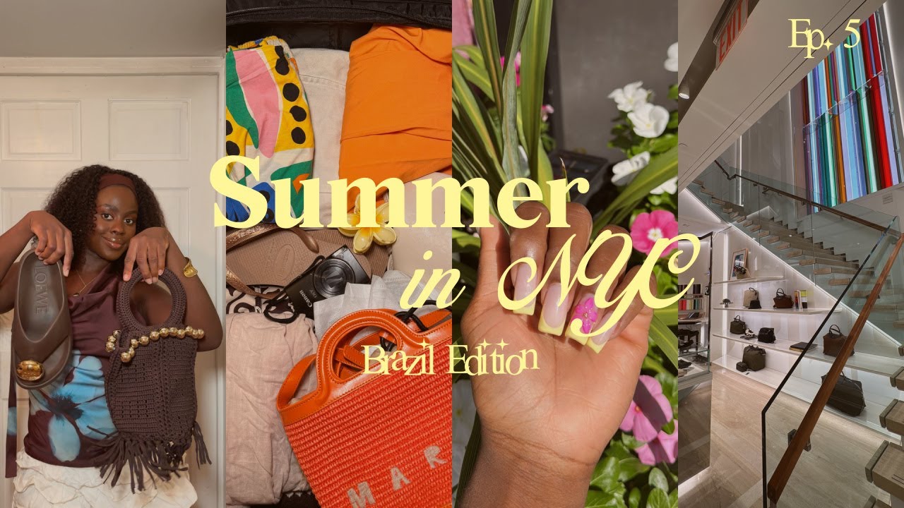 Summer Diaries in NYC: Brazil Edition! | vacation try-on haul, brunch in soho,  + more!