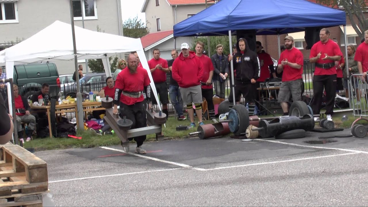 Lidköping Starkaste Man/kvinna Frame carry Herrar 220kg 20m