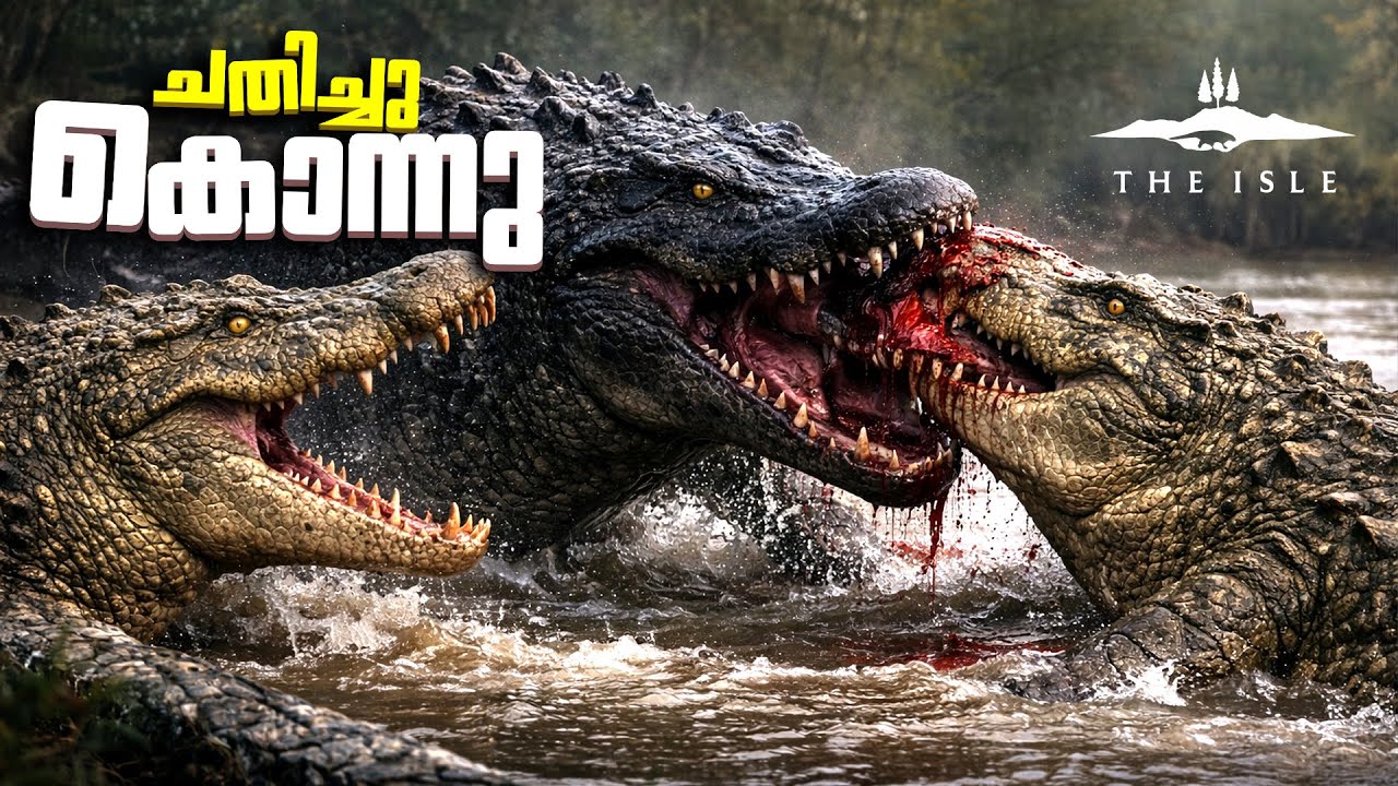 THE ISLE | PART 120 | ചതിച്ചു കൊന്നു   🦖😠| INTENSE FIGHT WITH  DEINOSUCHUS 🤬🤬 | MALAYALAM GAMEPLAY