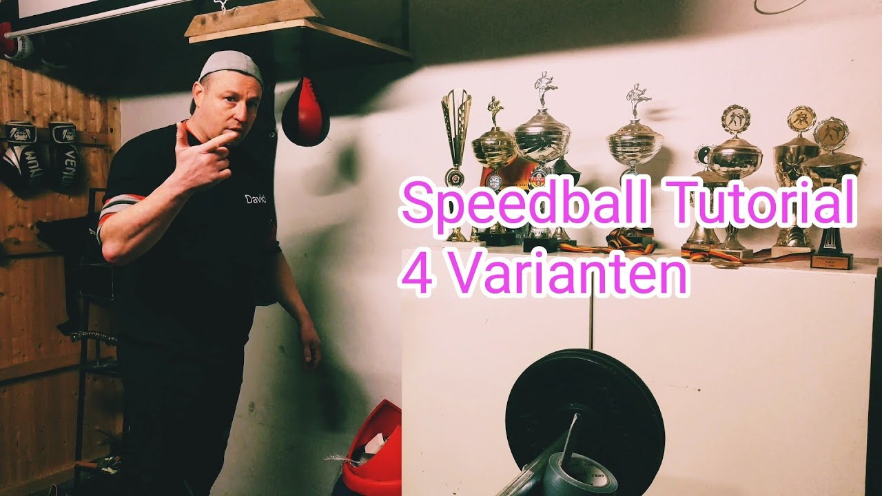 Speedball / Boxbirne 4 Varianten Tutorial so einfach geht's.