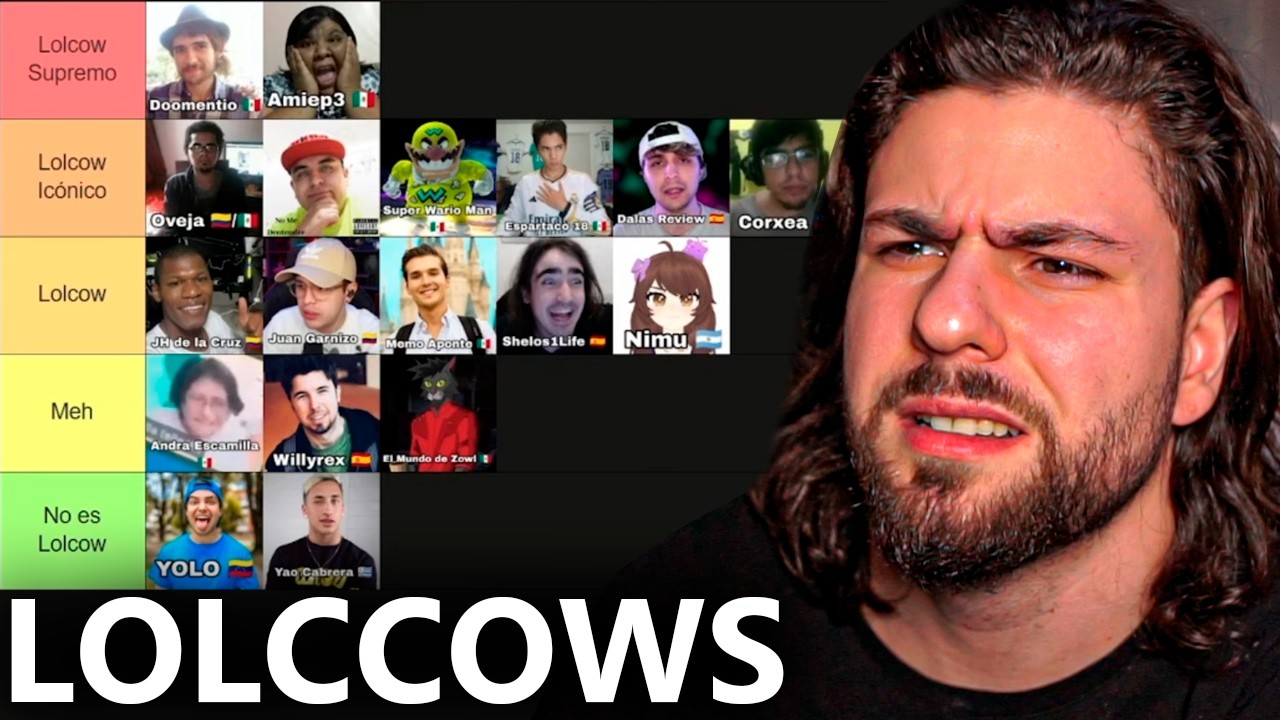 REACCIONO a LA PEOR TIERLIST de LOLCOWS...