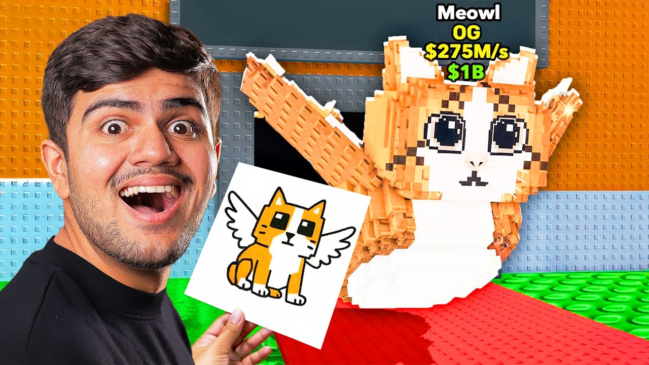 Anything I Draw Comes To LIFE in Steal a Brainrot Roblox...