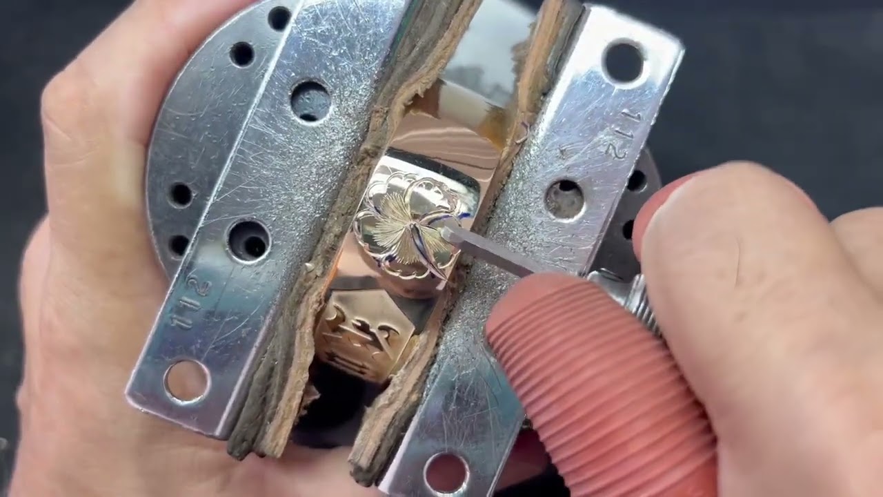 Engraving ハイビスカス　14K 18mm Bracelet