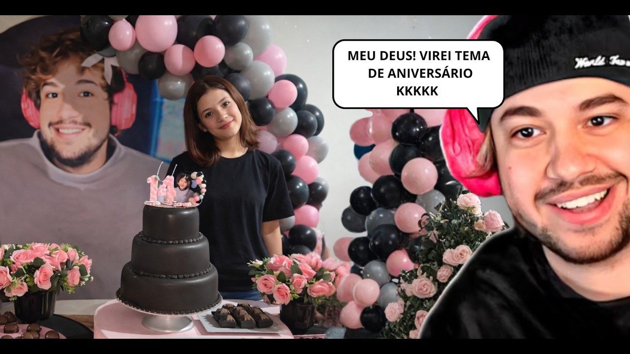 POV: VOC&Ecirc; FEZ O SEU ANIVERS&Aacute;RIO COM O TEMA DO BRINO KKK - REACT TIKTOK