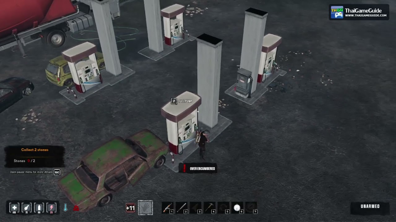 Main Quest 7 &mdash; Fuel reserve &mdash; Find Gas (Fuel) at Gas Station | Guide & Walkthrough | HumanitZ