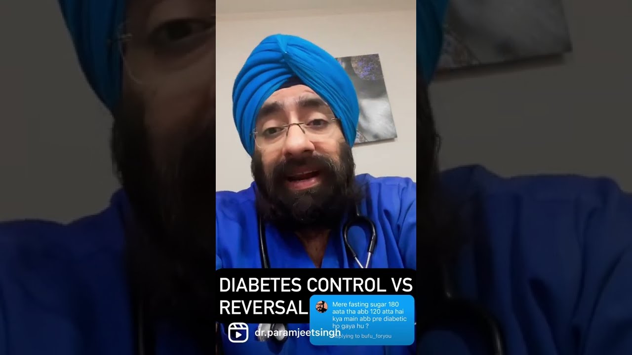 Diabetes control vs reversal #shorts Dr.Education sugar cure Kaise kare