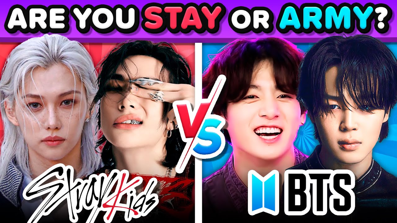 BTS vs STRAY KIDS: Ты ARMY или STAY? 💙🤔❤️ | KPOP QUIZ GAME