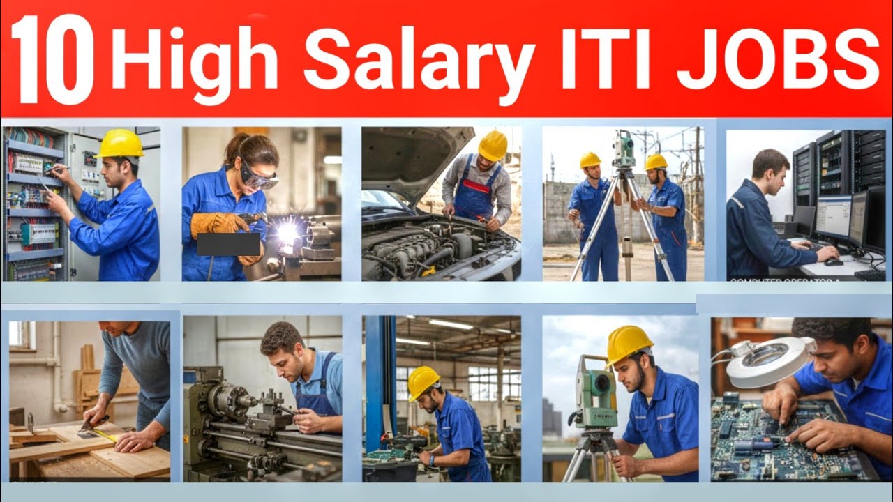 TOP-10 High Salary ITI JOBS | Highest Salary ITI Jobs | Best ITI Jobs