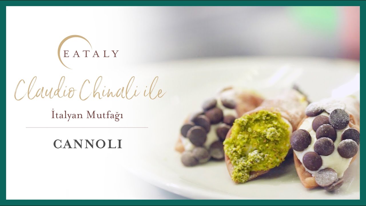 Claudio Chinali ile İtalyan Mutfağı | Cannoli Siciliani