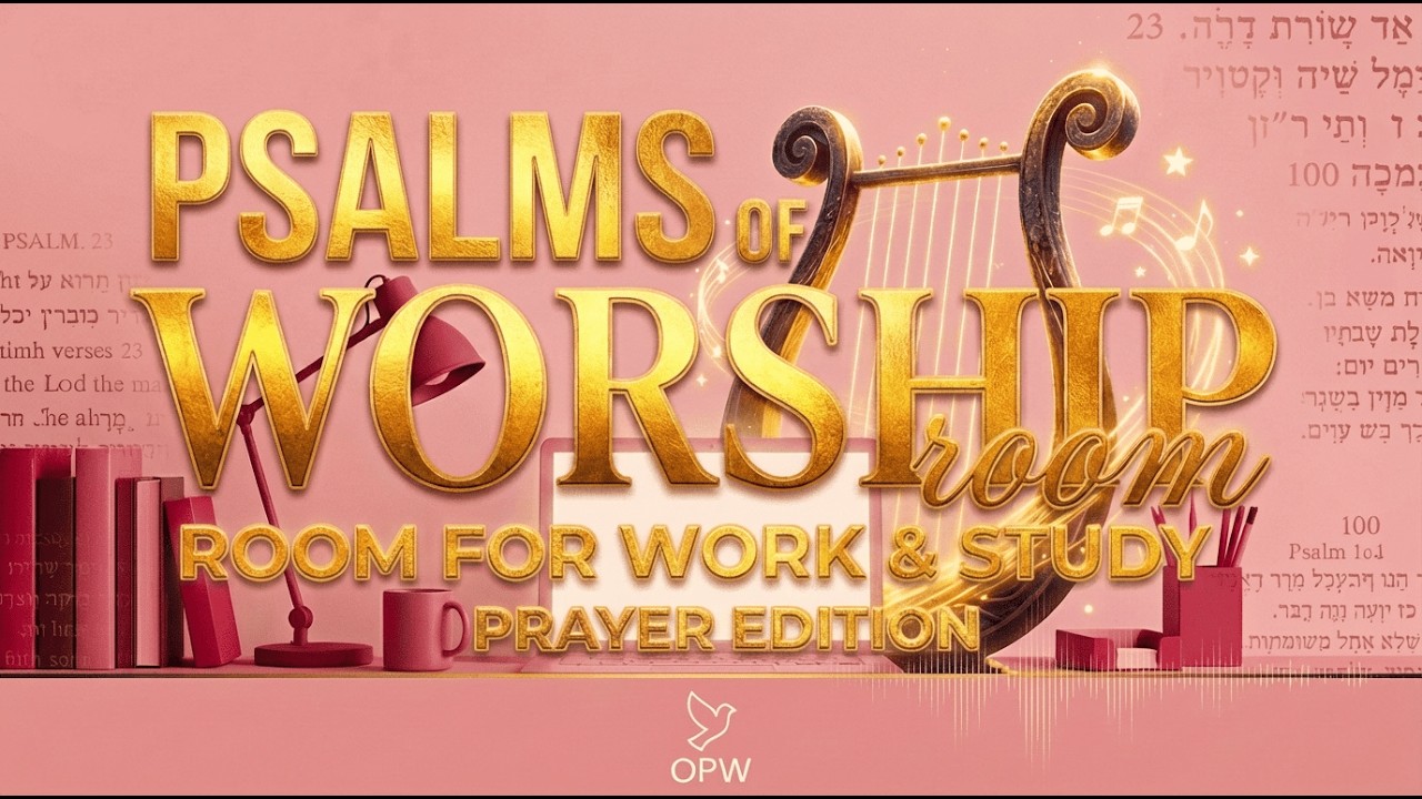 Live Psalms Worship room | Praise & Worship | Work & Peace #worshipmusic  #lofiworship