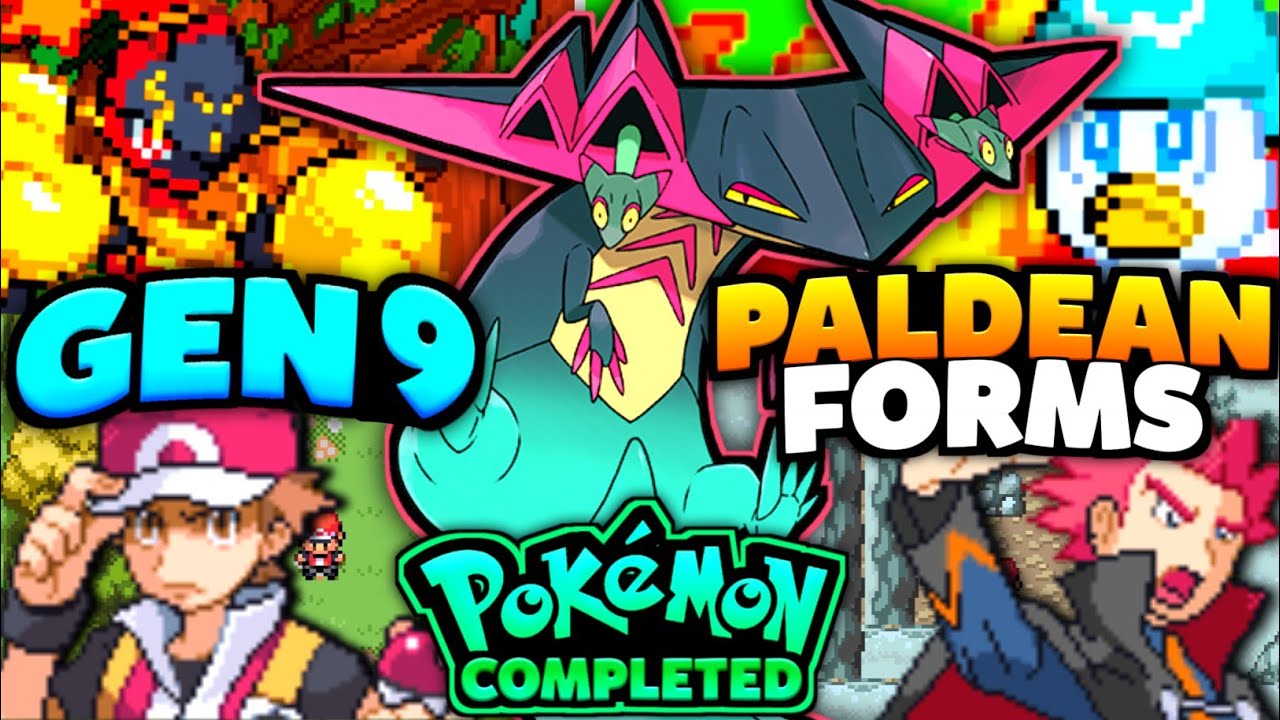 Pokemon GBA Rom Hack 2025 With Gen 1-9, Paldean Forms, Good Graphics & Much More!