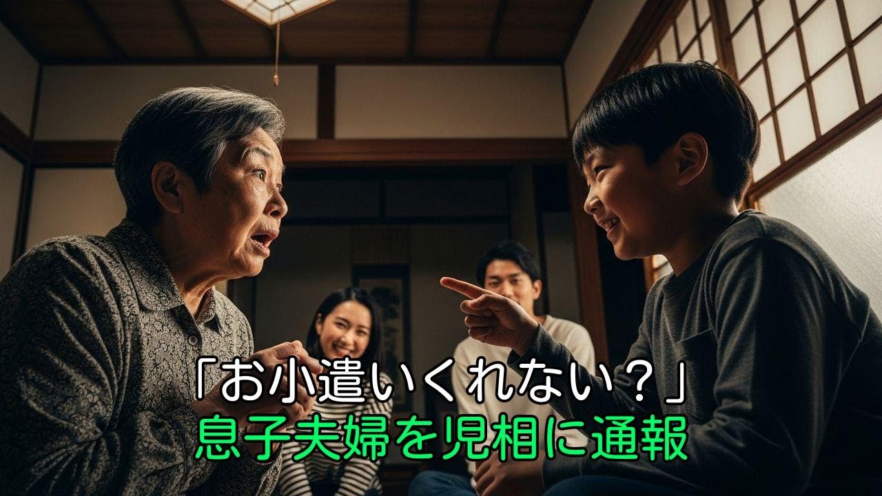 「お小遣いくれない？」孫の脅迫。背後の息子夫婦に元保健師の私が仕掛けた驚愕の倍返し