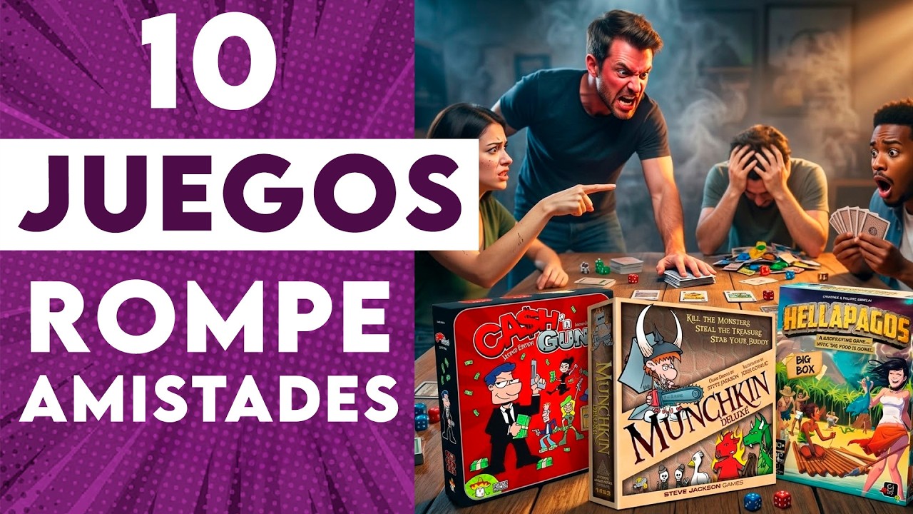 ¿Quieres perder amigos? Juega estos 10 Juegos de Mesa
