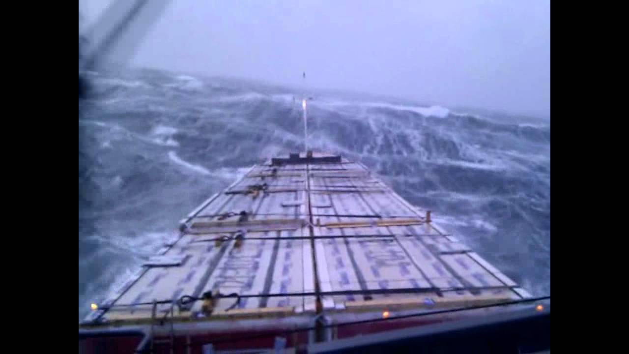 Bad weather on the North Sea 27-11-2011