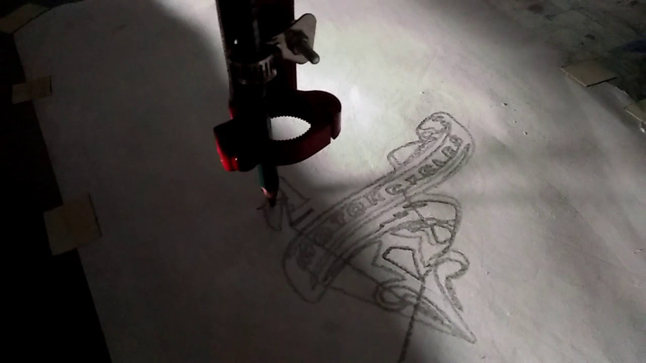 Test With Mach3 Software (CNC Plasma Cutting Prototype)