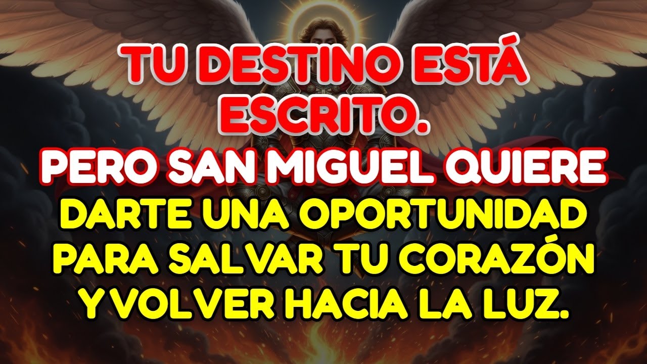 🚨 Mensaje urgente de San Miguel: si no abres tu corazón ahora mismo Jesús se irá para siempre