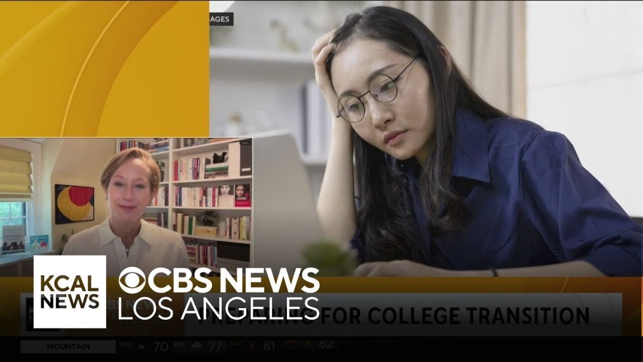 Psychologist gives advice for parents helping their teens transition form high school to college
