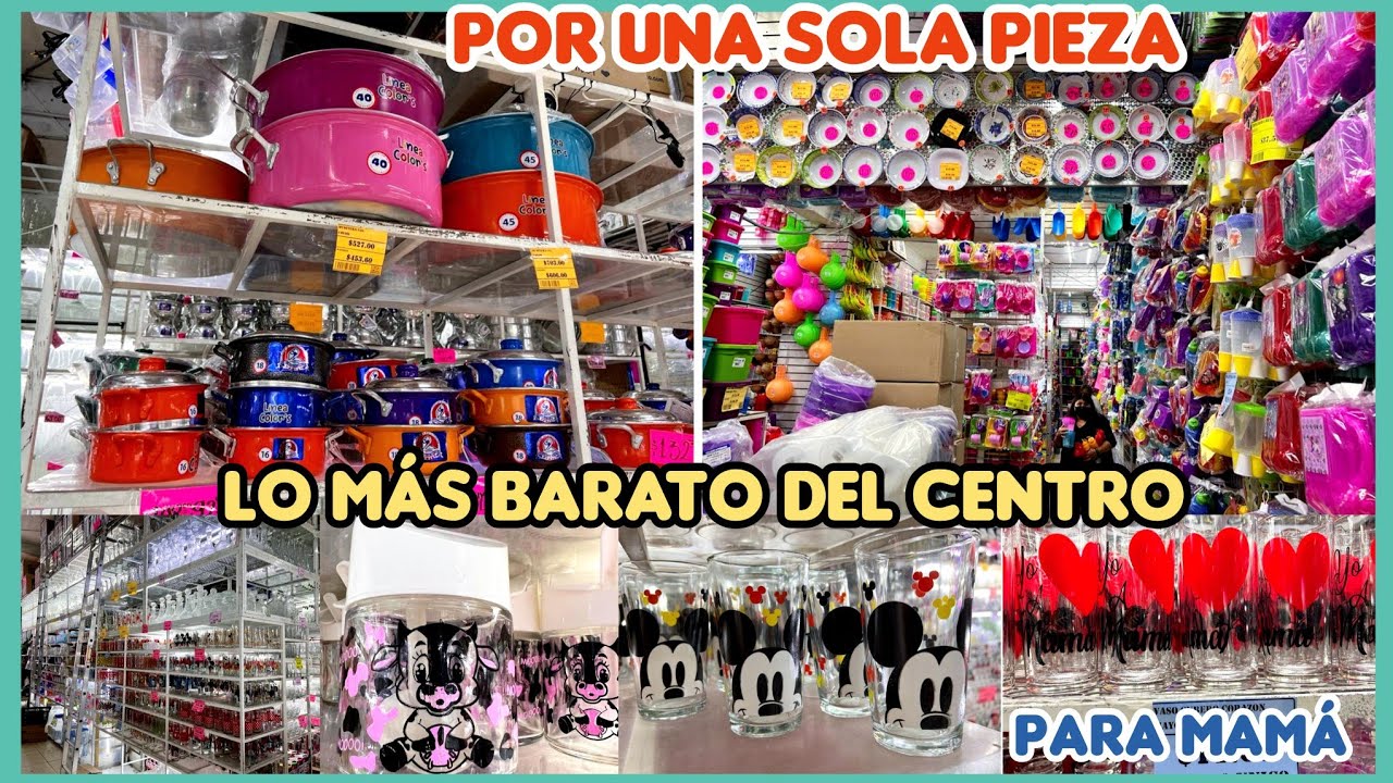 🤫 ARTICULOS DE COCINA | Los más BARATOS de la Merced 😱 Platos / Cristalería/Plasticos/Baterías 🤯